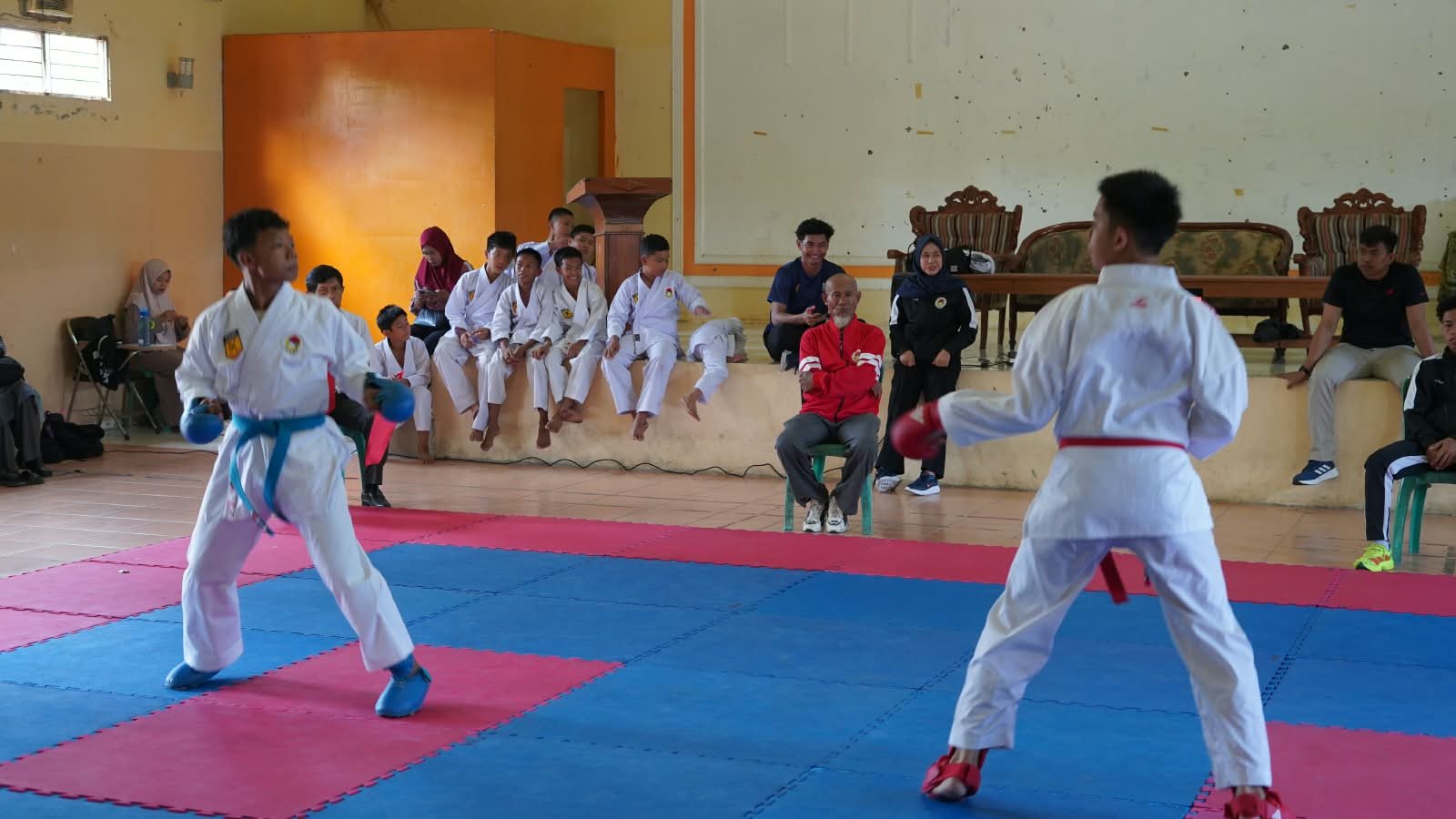 Puluhan Atlet Uji Kemampuan dan Mental Di Ajang Festival Karate INKAI Kotabaru