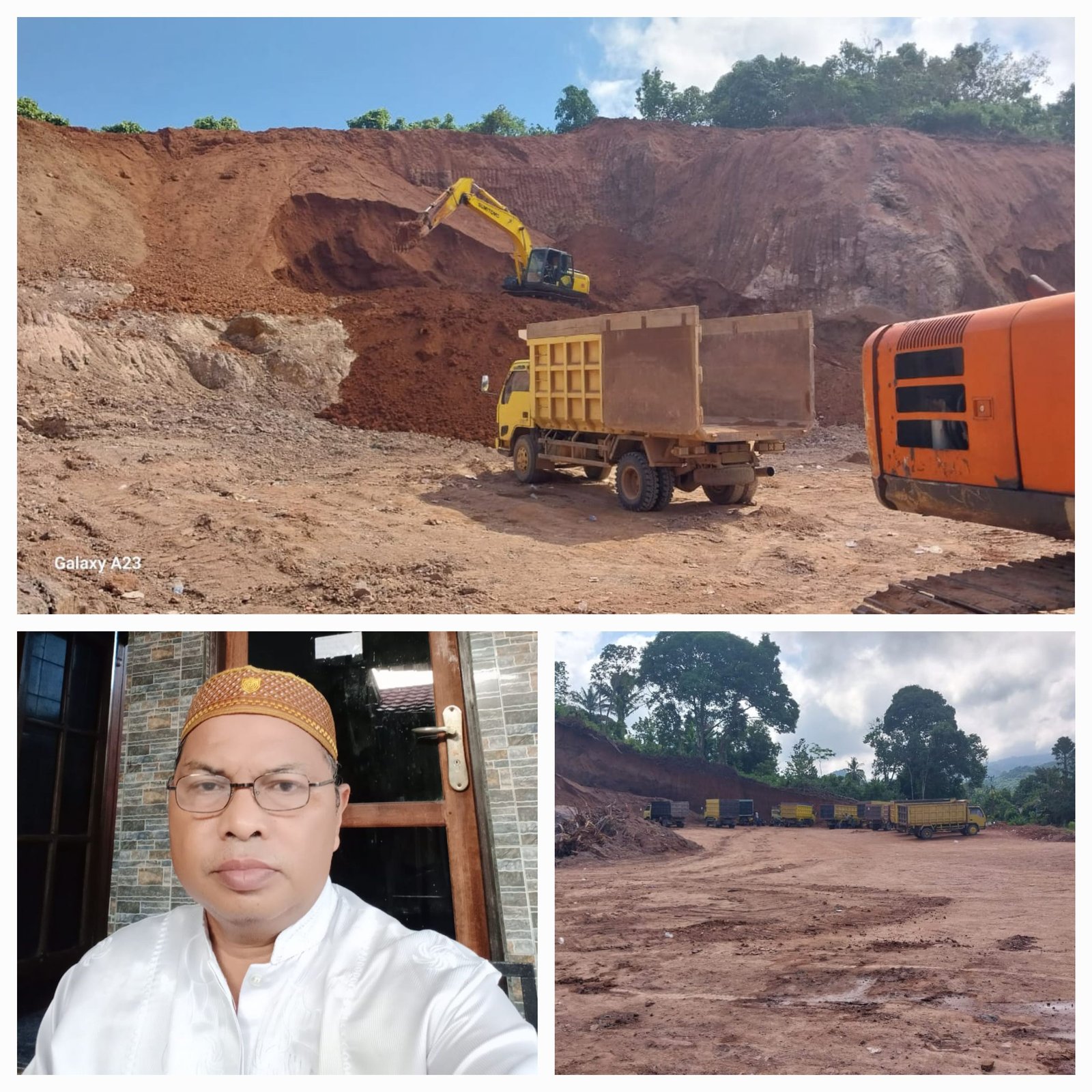 Muzakir Fachmi : Proyek Bandara Kotabaru Diduga Gunakan Tanah Uruk Tanpa Izin 