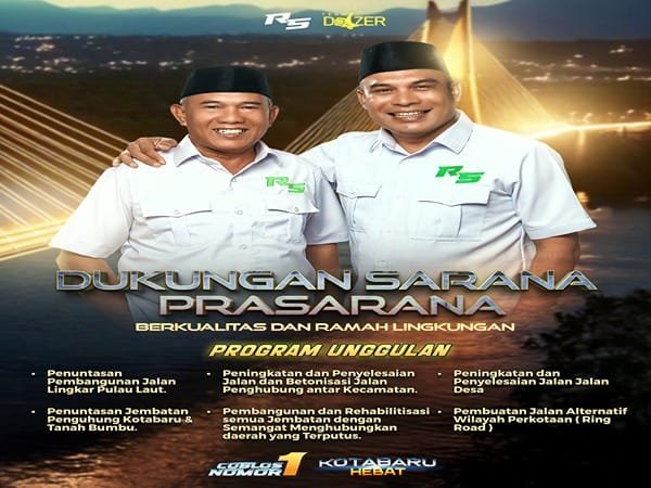 Rusli-Syairi Janjikan Infrastruktur Terpadu, Guna Konektivitas Dan Pertumbuhan Ekonomi 