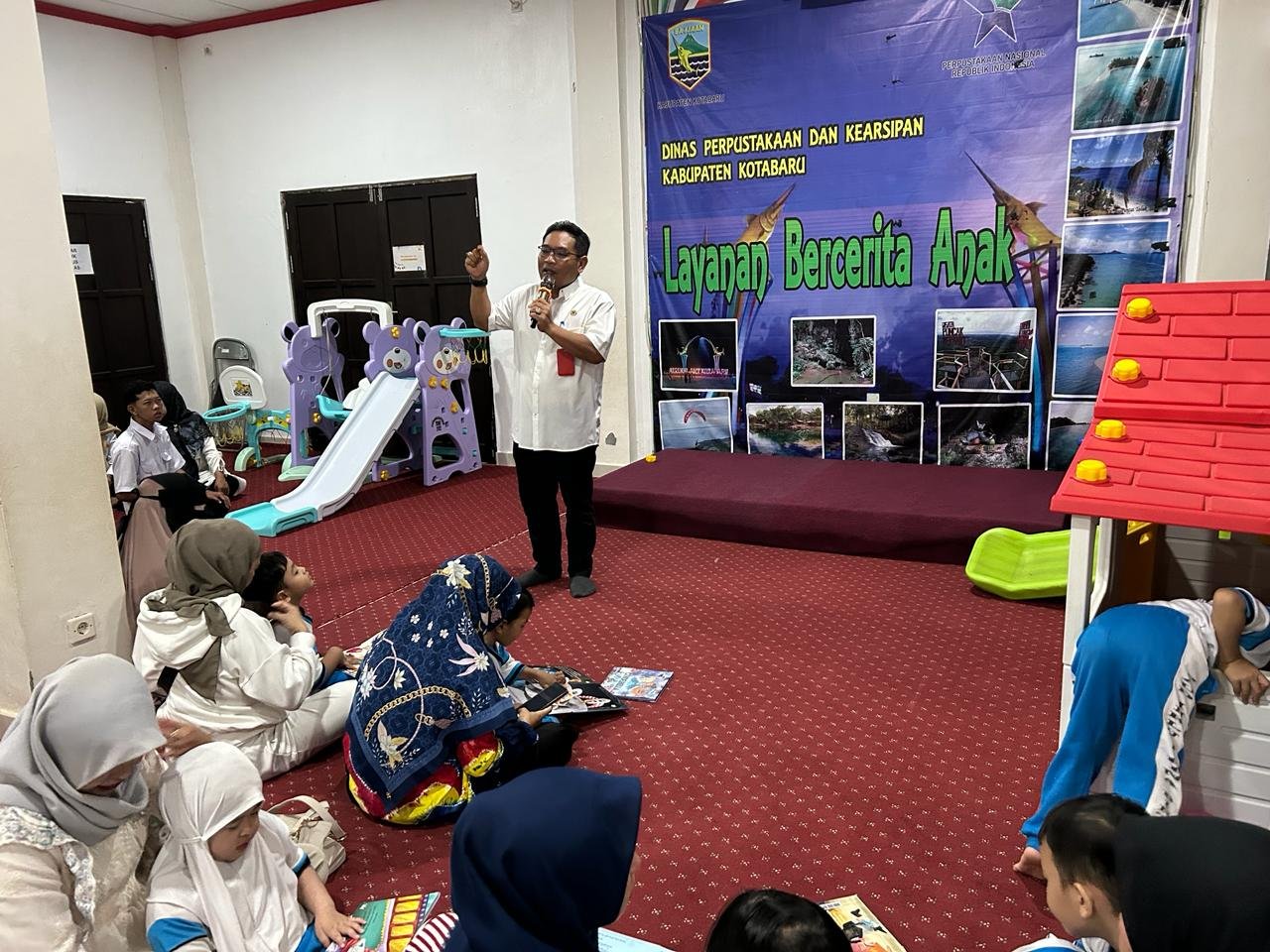 Dispersip Kotabaru Tingkatkan Layanan Perpustakaan sebagai Pusat Literasi Anak