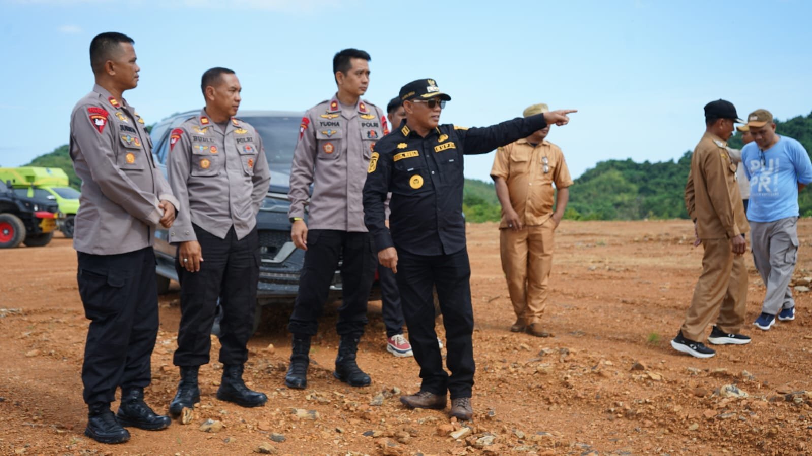 Wujudkan Pemerataan Pembangunan, Bupati Kotabaru Tinjau Lahan Pemda